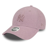 New Era Gorra N Y Yankees Bubble Stitch 9forty Mujer Lila