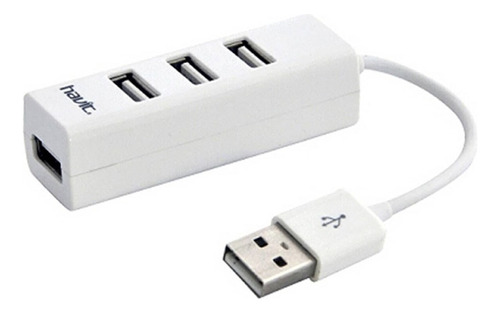 Adaptador Extension Hub 4puertos Usb 2.0 Blanco Hv-h18 Havit