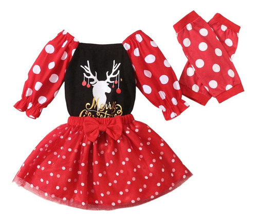 Ropa Para Bebé Diseño Navidad Niña Conjunto Bebé Navidad