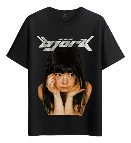 Tshirt Muscle Freaks Bjork Estilo Retrato Cantante