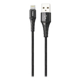 Cable Soul Full Jean Para iPhone Usb 2.0a Carga Rapida Datos Color Negro