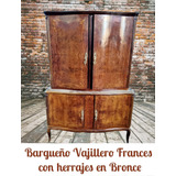 Vajillero Bargueño Antiguo Estilo Frances Luis Xv  /400