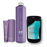 24 Tinturas Caviar X60grs + 2 Aguas X900ml C/u + Mascara Xkg