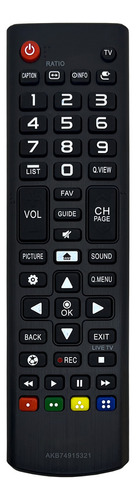 Controle Compativel Com Tv LG Smart Akb74915320 Akb74915321