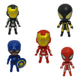 Conjunto De Bonecos Super Heróis Mini Avengers Em Ação