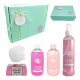 Set Aromas Caja Regalo Mujer Box Zen Rosas Kit Spa Relax N37