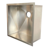 Pia Cuba De Inox Quadrada 35x35 Cozinha