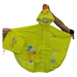 Impermeable Infantil Capa Poncho Lluvia Diseño Protege Tula