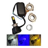  Foco Led Faro Delantero P/moto Universal C/estrobo 4200 Lm