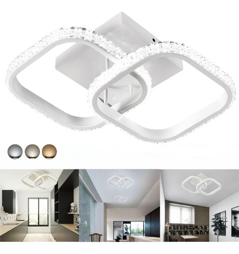 Lámpara De Techo Led Decorativaspara Baño Moderna Colgante