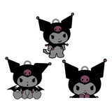 Llavero Souvenir Sanrio / Hello Kitty / Kuromi 3d X 25u 