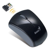 Mouse Genius 900s Inalambrico Ultra Pequeño Negro Gris