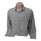 Camisa Masculina Marca Id Fashion Tam G G  Cinza