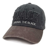 Gorra Vintage 100% Algodon Jean Unisex Visera Black Original