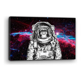 Cuadro Moderno Canvas Mono Astronauta 90x140cm