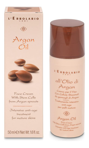 L'erbolario Crema Facial De Aceite De Argan Con Celulas Madr