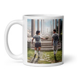 Taza Lionel Messi & Diego Maradona Qatar 2022 Argentina #03