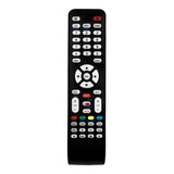 Control Compatible Con Jvc Smart Tv Letras Azules
