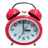 Reloj Despertador De Campana Retro Vintage Botón Luz Ch0l