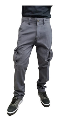 Pantalon Cargo Explora Ullum Slim Elastizado Trabajo