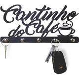 Porta Chaves Cantinho Do Café Parede Suporte Chaveiro