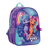 Mochila My Little Pony Heart Escolar 12 PuLG Espalda Jardin