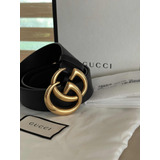 Cinturón Gucci Marmont Original Talla S De Piel Doble G