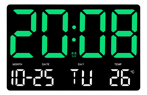 A Reloj De Mesa Digital Reloj De Pared Con Pantalla Led Para