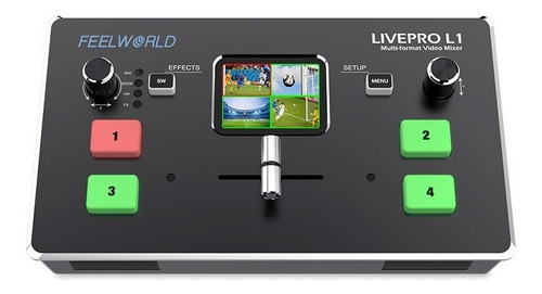 Switcher De Vídeo Feelworld Livepro L1 Mesa De Corte Mixer