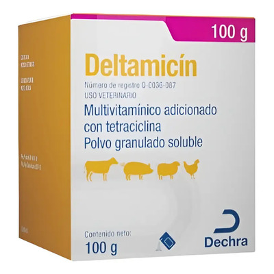 Deltamicín Multivitamínico Aves 100 Gr | Envío gratis