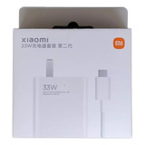 Cargador Xiaomi 33w Original Tipo C Blanco