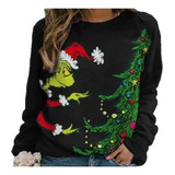 Grinch Árbol De Navidad Ropa Verde Sudaderas Sudaderas [u]