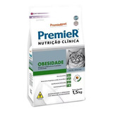 Ração Premier Nutrição Clínica Obesidade P/ Gatos Ad. 1,5kg