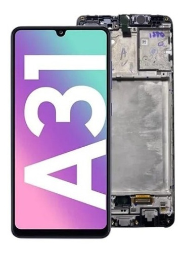 Display Tela Touch Frontal Lcd Compatível Galaxy A31 Com Aro