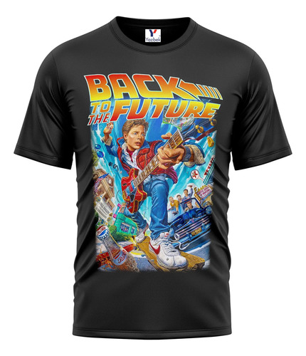 Playera Back To The Future Volver Al Futuro, 100% Algodón 05