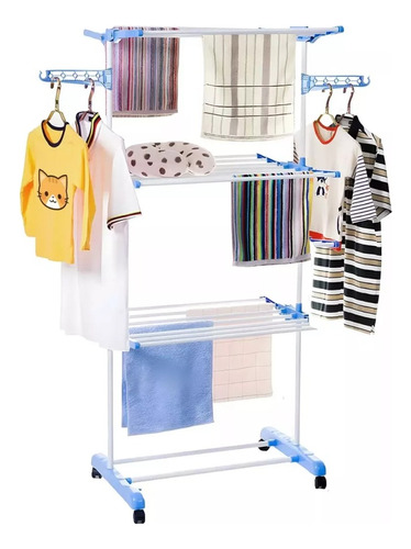 Zapatero Y Perchero Organizador De Ropa 2 Niveles Hanger