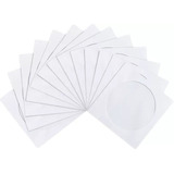 100 Envelope Papel Branco Pronta Entrega Para Cd,e Dvd