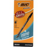 Boligrafo Bic Intenso Punto Extra Grueso 1.6 Mm 12 Piezas