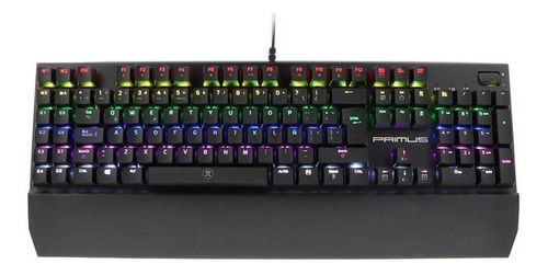 Teclado Primus Gaming Ballista300p Spanish Rgb Red Switch Color Del Teclado Negro Idioma Español Latinoamérica