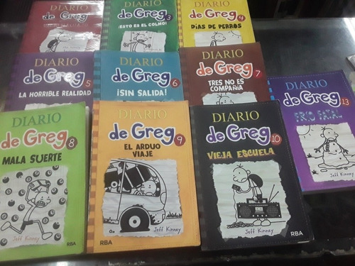 Diario De Greg - Lote X 5 Libros Nuevo Y Usado