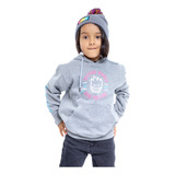 Polerón Infantil Hoodie Spitfire Ride The Fire Gris Melange