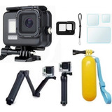 Kit P Gopro Hero 11 10 9 Black Estanque Preta Capa Tripé 3w