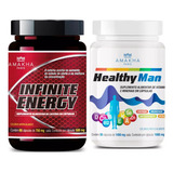 Kit Suplementos Alimentares Infinite Energy E Healthy Men 