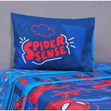 Juego De Sábanas 1.5 Plazas Spiderman Infantil Niños-niñas