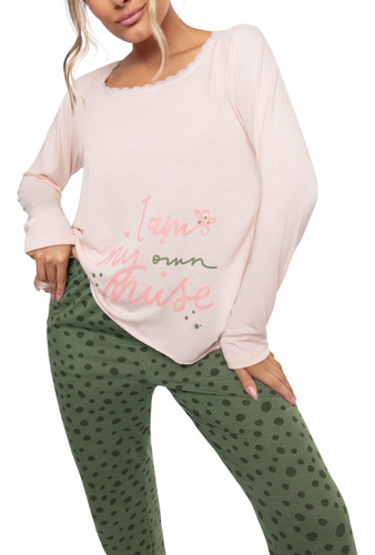 Pijama Invierno  Mujer So Pink 11703