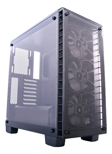 Gabinete Gamer Corsair 460x Crystal 6 Fan Cooler Master 