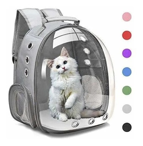 Mochila Bolso Mascotas Gato Perro Capsula Burbuja Espacial