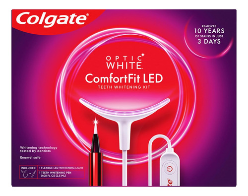 Colgate Optic White Comfortfit Led - Kit De Blanqueamiento