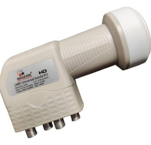 Lnb Quadruplo Universal Banda Ku Mxt Canais Hd E Digital