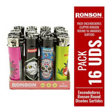 Pack Clipper Ronson Round 16 Unidades Surtido Multicolor